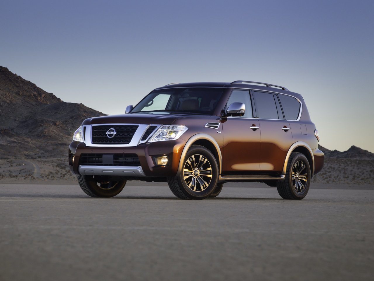 Подбор шин на Nissan Armada II (Y62)