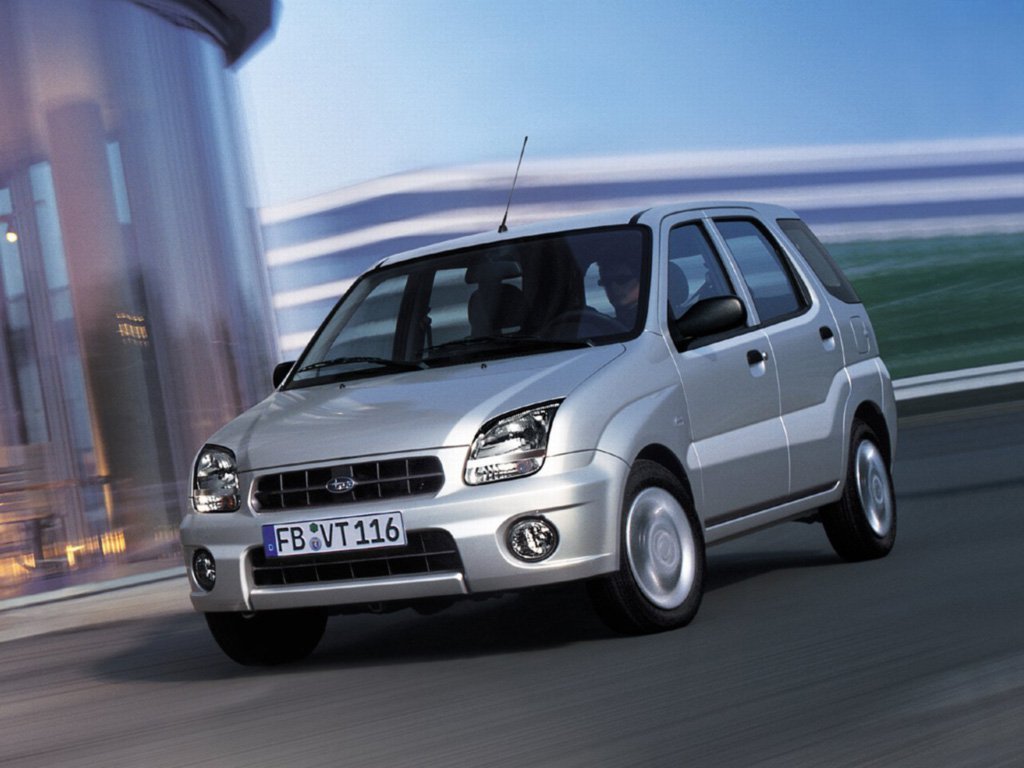 Подбор шин на Subaru Justy III