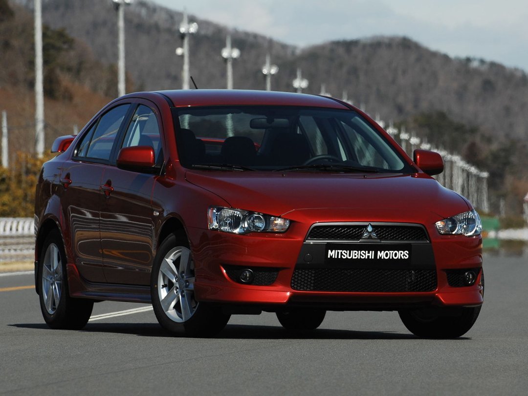 Подбор шин и дисков для автомобиля Mitsubishi Lancer X