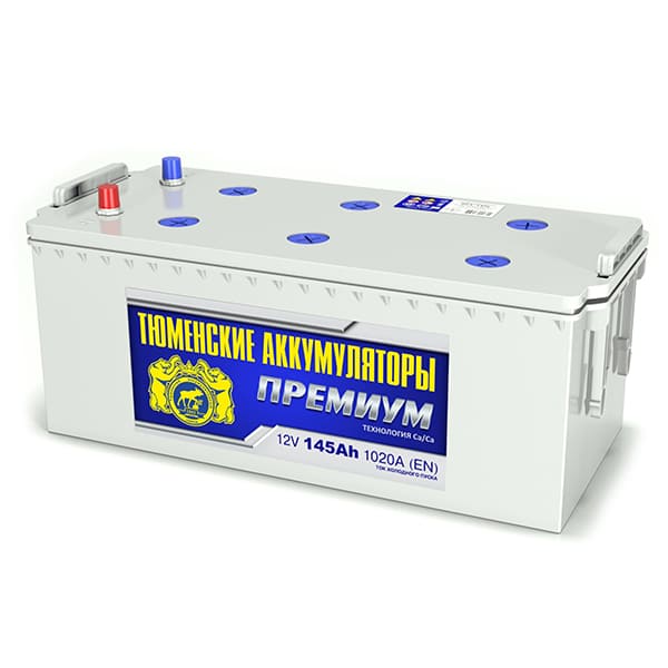 АКБ-6СТ-145 (1020А) п/п 'ПРЕМИУМ' Тюмень 513х189х230 (обслуж)