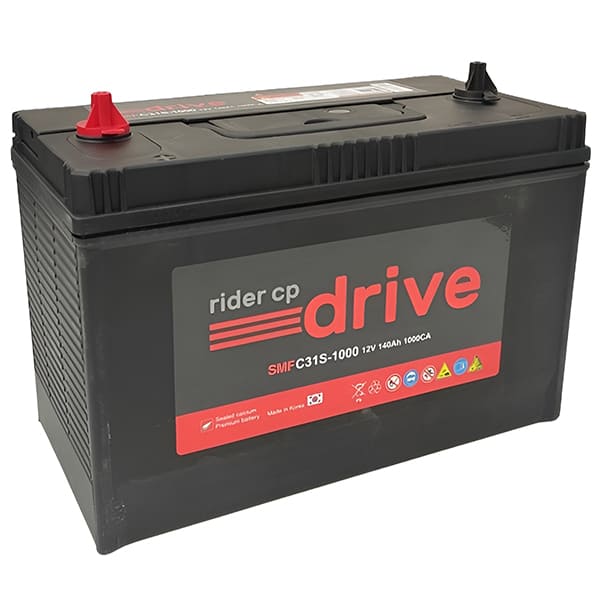 АКБ-6СТ-140 (1000A)  Rider Drive С31S-1000 винтовые Юж.Корея 330х173х220 (не обслуж)