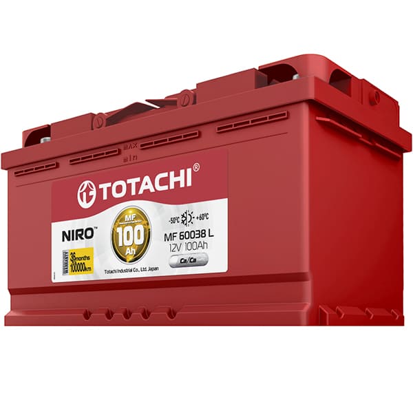 АКБ-6СТ-100 (935А) о/п TOTACHI NIRO пр-во Япония 353х175х190 (обслуж)