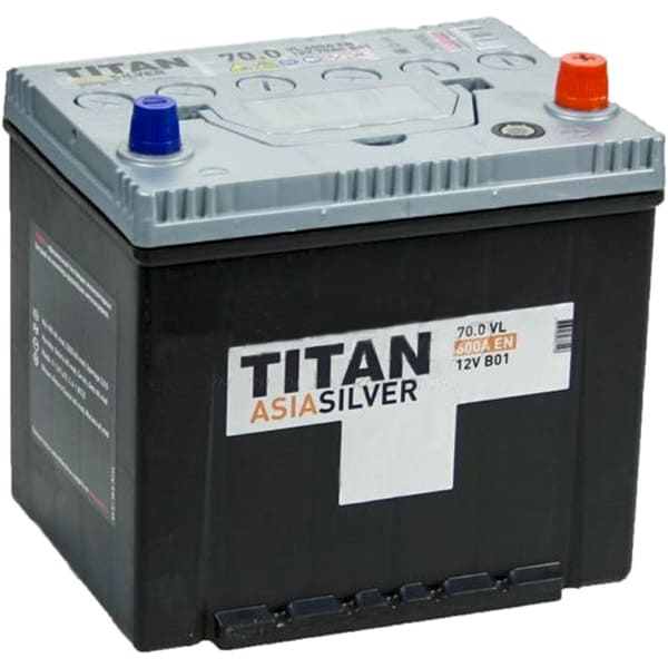 АКБ-6СТ-70 (600А) о/п TITAN Asia Silver Н.Новгород 230х175х221 (rio, solaris) (не обслуж)
