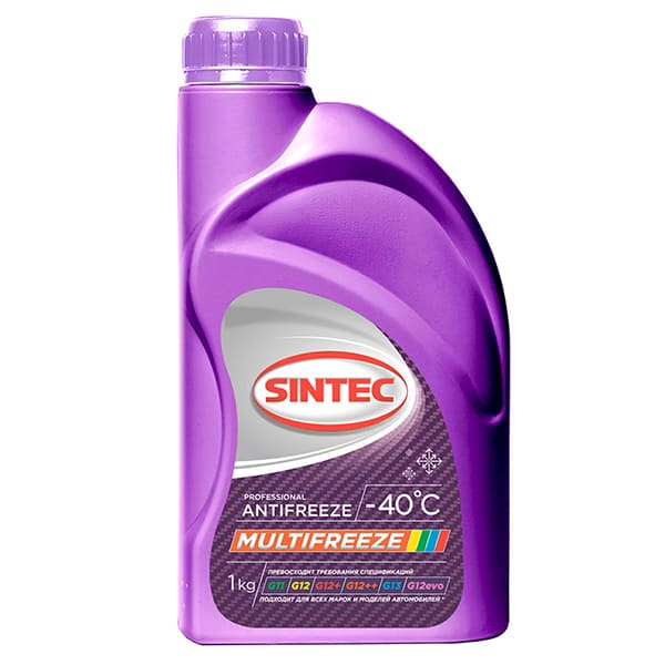 Sintec G11 G12 G12+  антифриз Multifreeze (фиолетовый) 1кг.