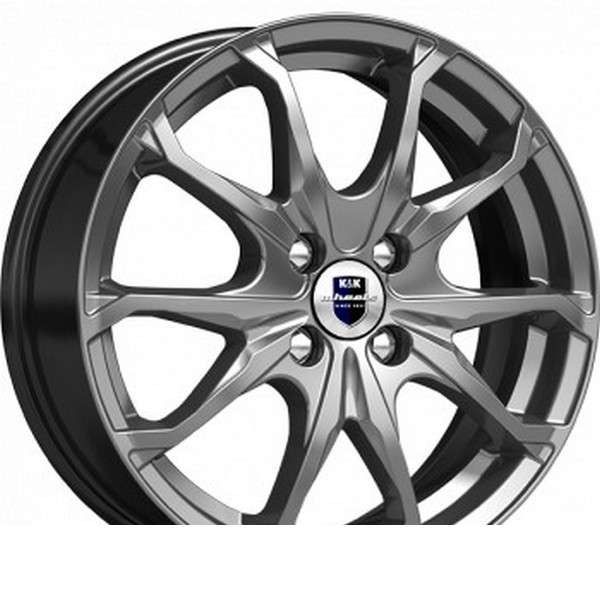 ДЛ 4*100 16*6 D60.1 ET50 Rapid Brent-оригинал Дарк платинум конус