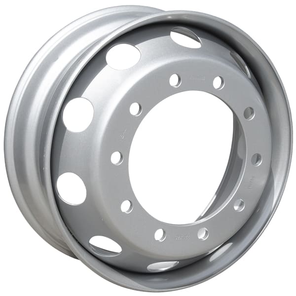 7.5*22.5 ET165 10*335 D281 14мм (уп)  BRONKES серебристый  внутр./вент.
