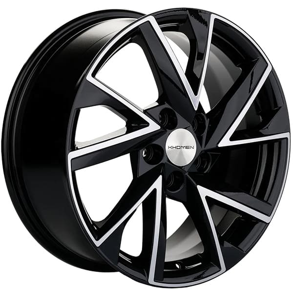 ДЛ 5*114.3 17*7 D67.1 ET50 KHOMEN KHW1714 Black-FP