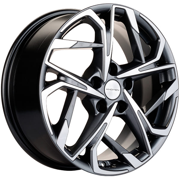ДЛ 5*110 17*7 D67.1 ET40 KHOMEN KHW1716 Gray-FP