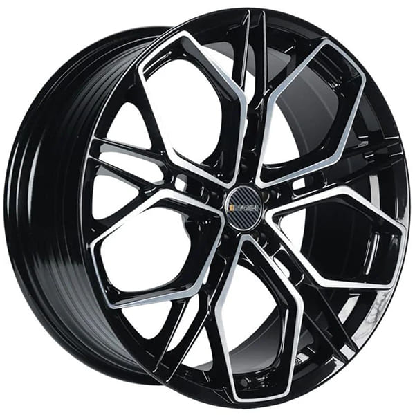 ДЛ 5*114.3 18*8 D67.1 ET45 INCH FA8534 FlowForming Gloss Black Machined Face
