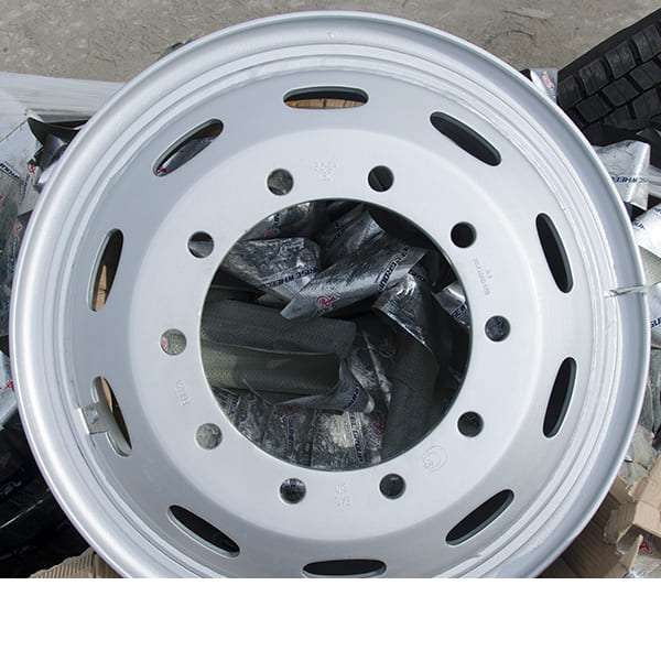 8.5*24 ET180 10*335 D281 16мм (уп) SRW Грузовой автомобиль серебристый без вент. Акция