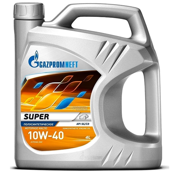 Газпромнефть SUPER API SG/CD 10W40 4+1 л. п/синт.