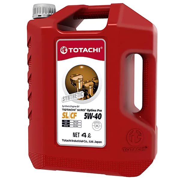TOTACHI NIRO Optima Pro synthetic API SL/CF ACEA  A3/B4 5W-40 4л синт.