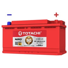 АКБ-6СТ-90 (860А) о/п TOTACHI  NIRO пр-во Япония 353х175х190 (обслуж)