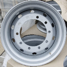 11.75*22.5 ET0 10*335 D281 14мм Accuride серебристый с вент.