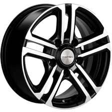 ДЛ 5*139.7 16*6.5 D98.5 ET40 KHOMEN KHW1602 Black_FP