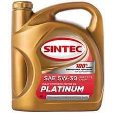 Sintec Платинум SAE 5W30 ILSAC GF-5, API SN 4 л. синт.