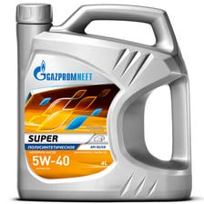 Газпромнефть SUPER API SG/CD 5W40 4+1 л. п/синт.